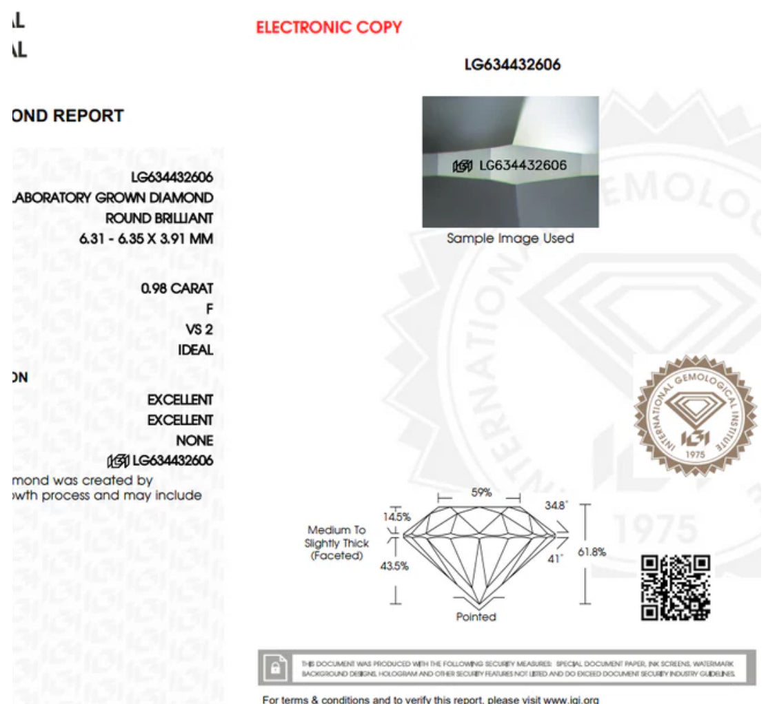 1.50ct 14K Yellow Gold Round Diamond Engagement Ring